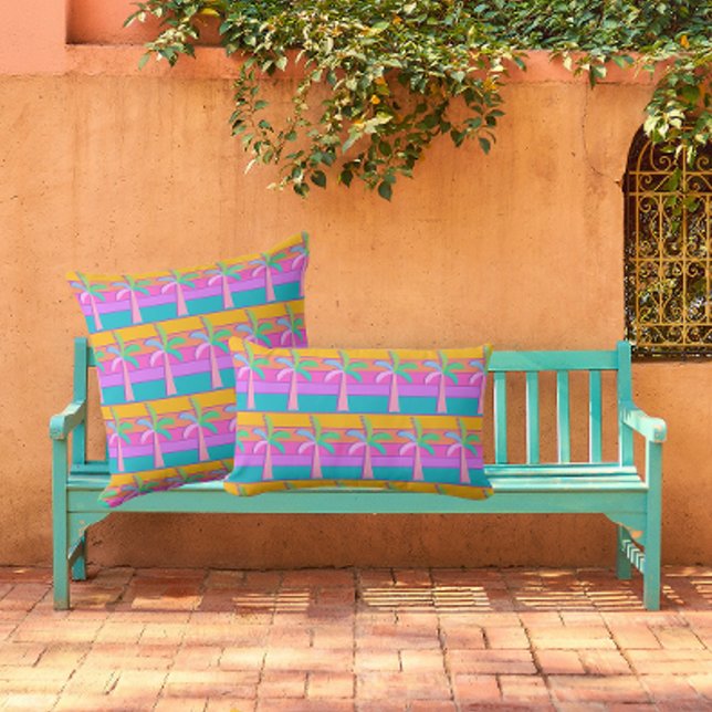 Almofada Árvore Palm Strik Retro-Primaveras (Criador carregado)