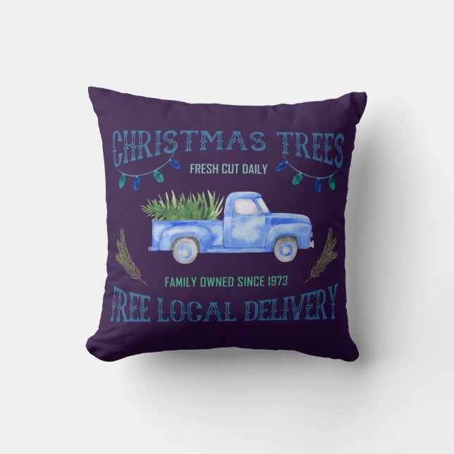 ALMOFADA ÁRVORES DE NATAL (Frente)