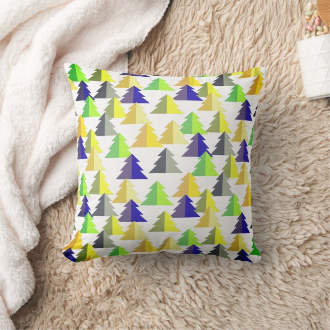 Almofada Árvores de Natal Branco (Cobertor)