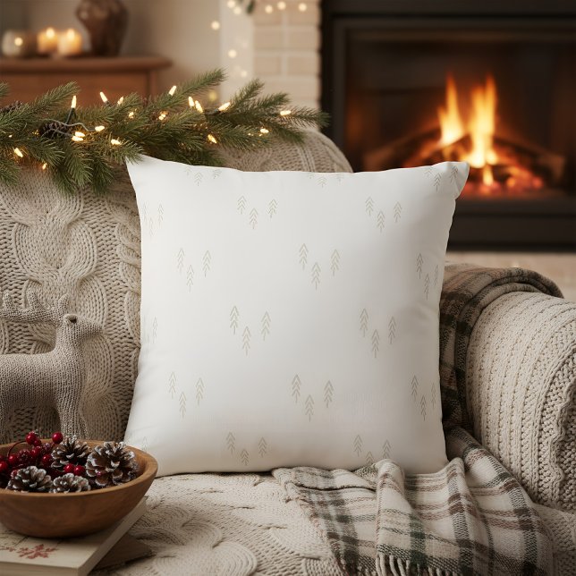 Almofada Árvores de Natal em branco (christmas pillow)