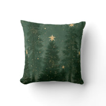 Árvores de Natal Verdes Estrelas Douradas