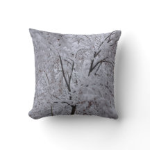 Árvores em Carga de Neve