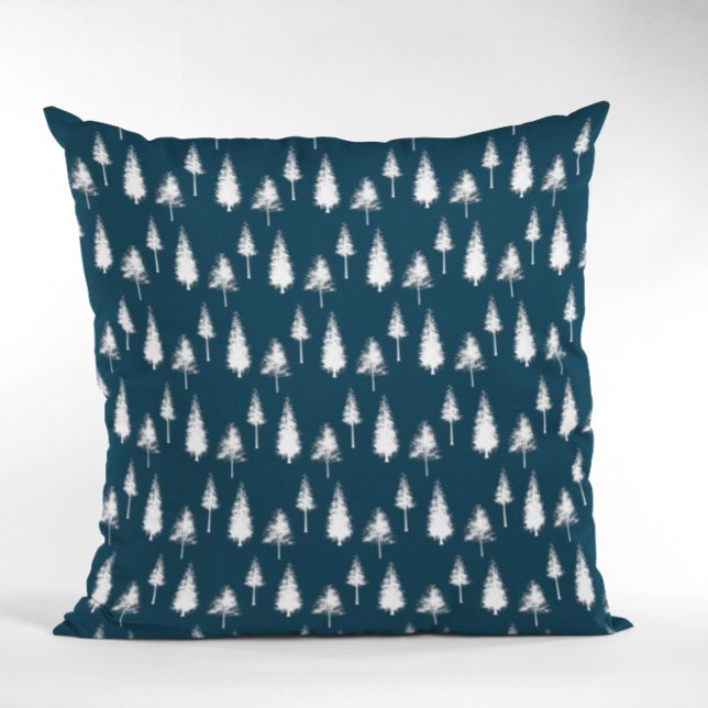 Almofada Árvores marinhos de inverno (Criador carregado)