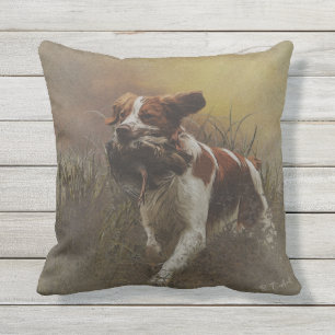 Almofada As bebidas cerâmicas de Azulejo Brittany spaniel