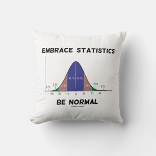 Almofada As Estatísticas De Embrace Devem Ser Normais (Curv
