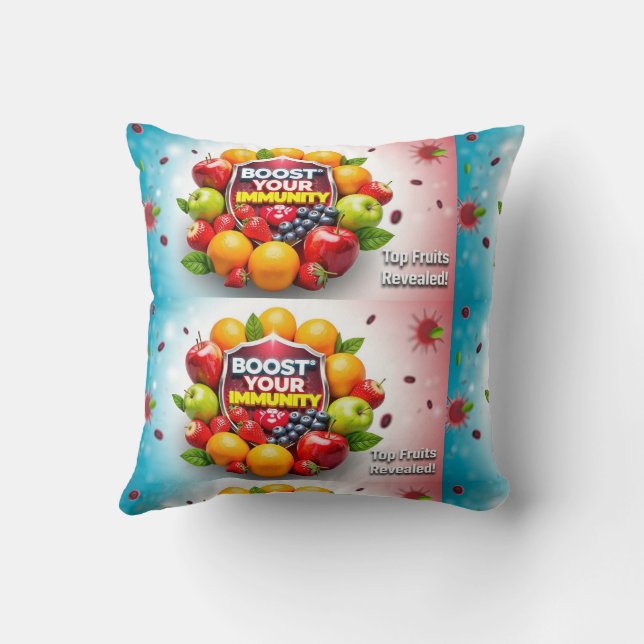 Almofada As Frutas Mais Importantes Que Você Precisa Para A (Verso)