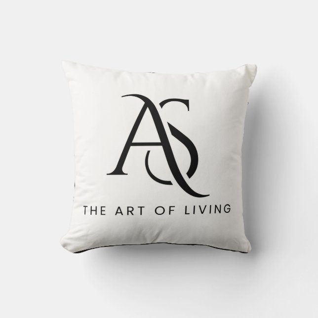 Almofada AS Monogram: Art of Living (Frente)