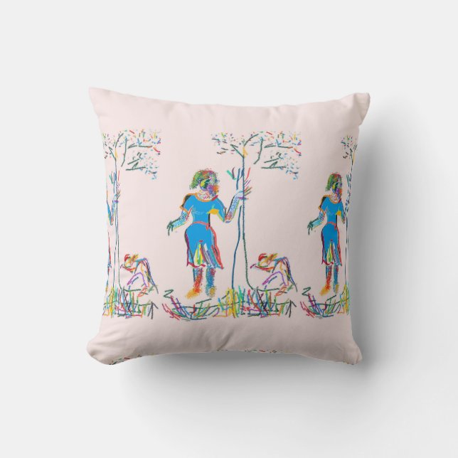 Almofada as mulheres pensam no espaço (Frente)