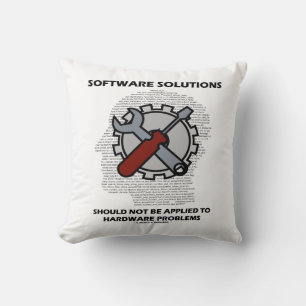 Almofada As soluções de software não devem ser aplicadas ao