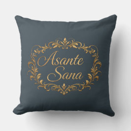 Almofada Asante Sana Carvão & Rosa – Zen Reversível Dourado
