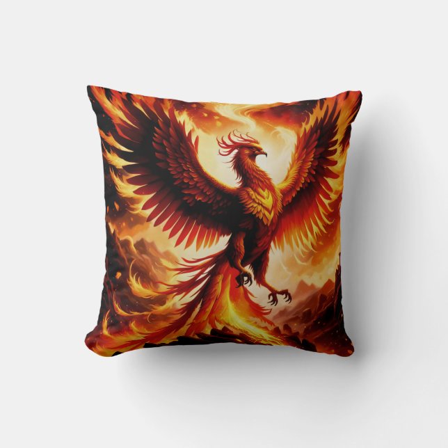 Almofada Ascensão Phoenix dos Ashes (Frente)