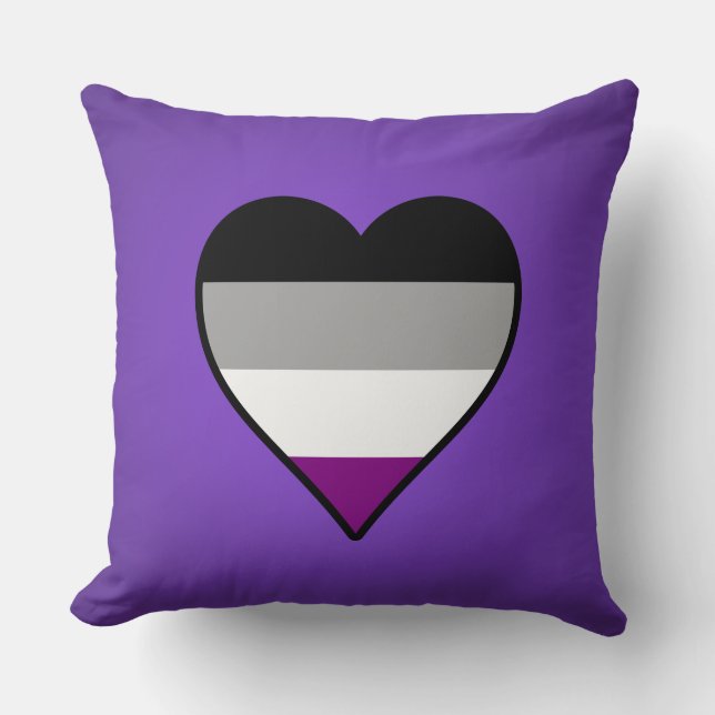 Almofada Asexuality pride heart pillow (Frente)