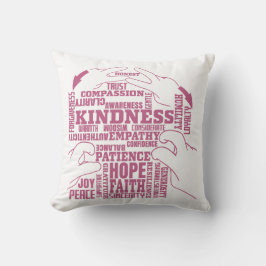 Almofada ASL - Beleza interna - Design de cultura surda "Ve