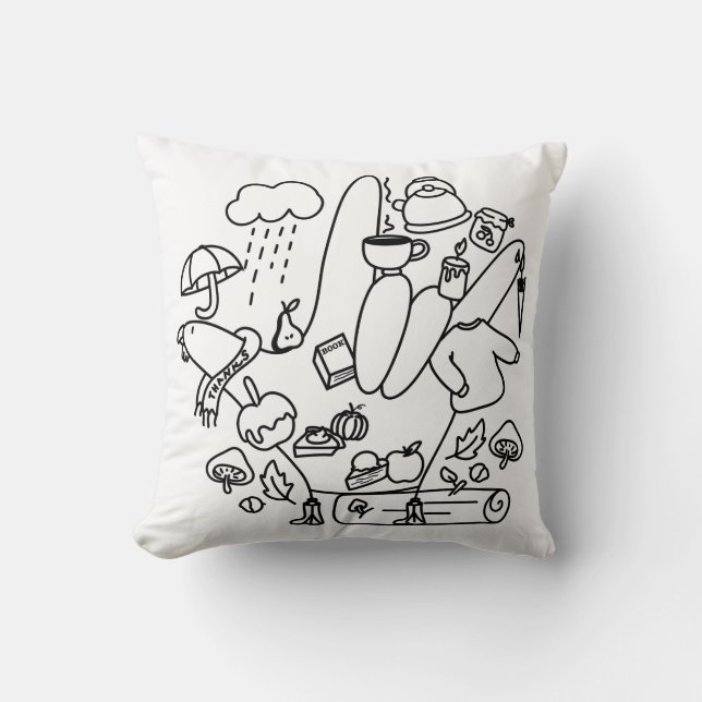 Almofada ASL ILY Thanks – Autumn Vibes  (Frente)