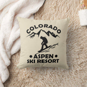 Almofada Aspen Colorado - estância de esqui