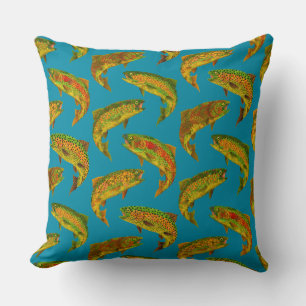 Almofada Aspen Leaf Rainbow Pattern Invisível 2018