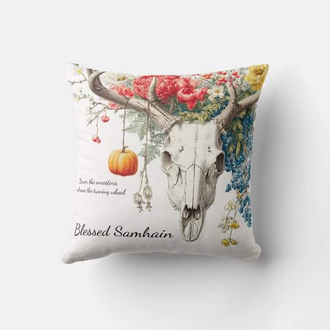 Almofada Assentos Místicos | Samhain Witchy Design (Verso)