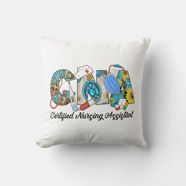 Almofada Assistente de Enfermagem Certificado CNA (Frente)