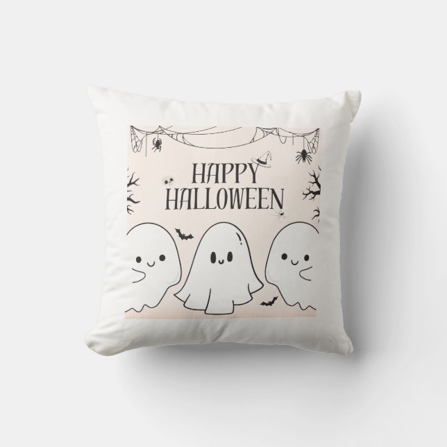 Almofada Assustadora de Halloween (Frente)