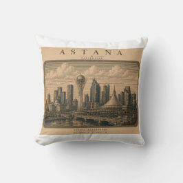 Almofada Astana | Vintage Travel City Design