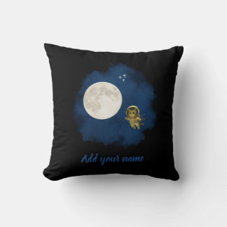 Almofada Astronaut Cat Throw Pillow
