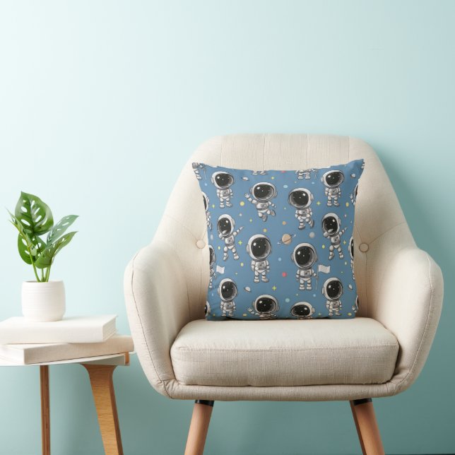 Almofada Astronaut! Throw Pillow (Cadeira)