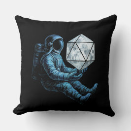 Almofada Astronaut with Moon Dice