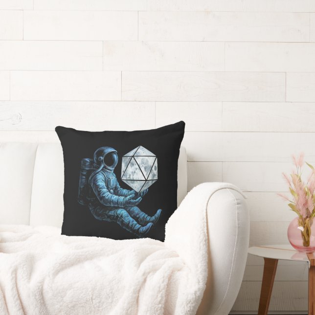 Almofada Astronauta com Dados da Lua (Sofá)