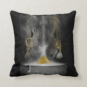 Almofada Astronauta da Lua Anubis (Astronauta) Pirâmide Eg