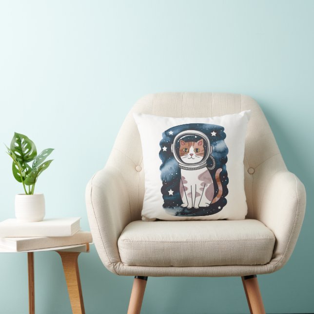 Almofada Astronauta de Gato do Espaço Cinto (Cadeira)