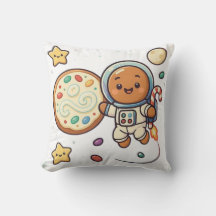 Astronauta de Pão de Mel Natalino Fofo Espaço