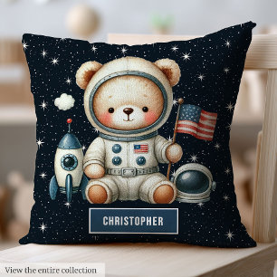 Almofada Astronauta do Urso Travesseiro Decorativo