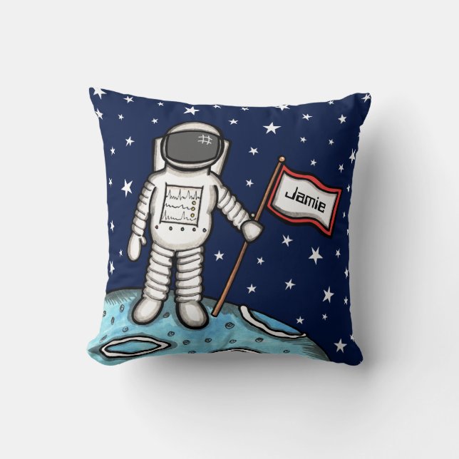 Almofada Astronauta Espacial Personalizado Cushion Cosmonau (Frente)