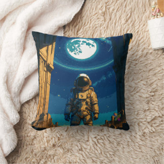 Almofada Astronauta Sob a Porta Celestial