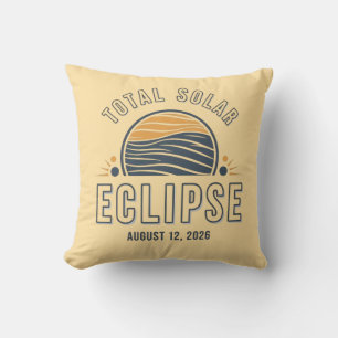 Almofada Astronomia Eclipse Total do Sol 2026 Totalidade Ag