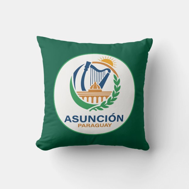 Almofada Asuncion Paraguay South America (Frente)