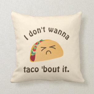 Almofada Ataque do Taco bonito 'ele humor engraçado da
