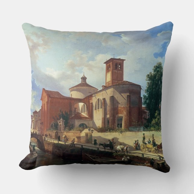 Almofada Através de Fatabene Fratelli, Milão, 1830 (Frente)