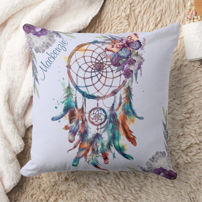 Almofada Atril de Boho Sonho Personalizado Nome (Cobertor)