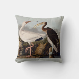 Almofada Audubon White Ibis Bird Willife