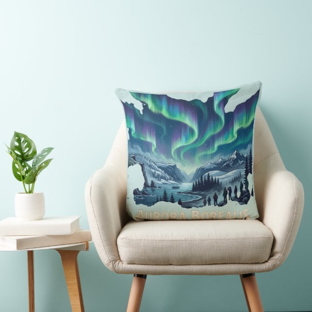 Almofada Aurora Boreal (Cadeira)