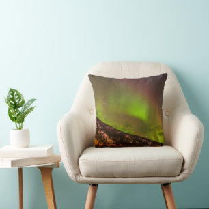 Almofada Aurora Boreal Montanhas Fairbanks Alasca