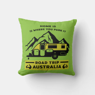 Almofada Australiana Aussie Caravan Caravanning Summer
