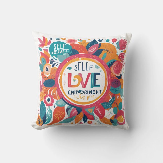 Almofada Autoamor e empoderamento (Frente)