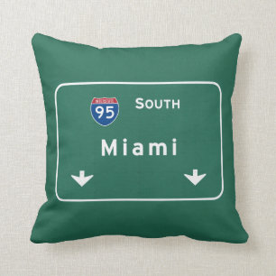 Almofada Autoestrada da estrada nacional de Miami Florida
