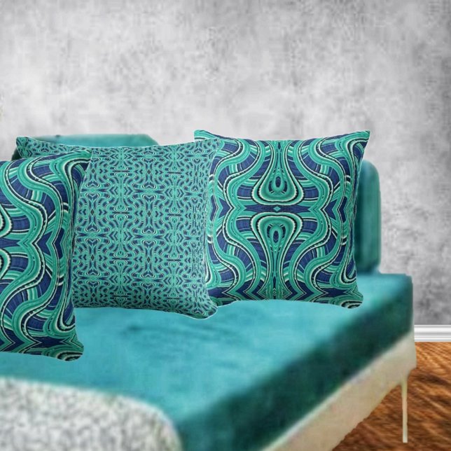 Almofada Autoestradas II (This Highways Throw Pillow has two different sides, for a variety of looks to your decor!)