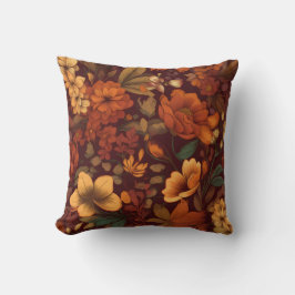 Almofada Autum brown season flower floral Beauty Interior