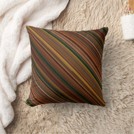 Almofada Autumn Canopy Brown e Green Strike e Xadrez