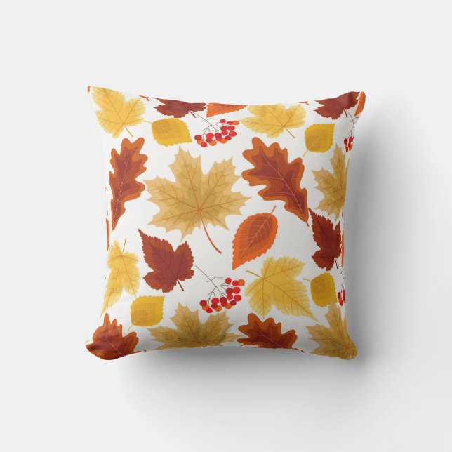 Almofada Autumn Leaves Pattern (Frente)