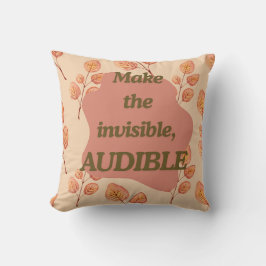Almofada Autumn Motivational Quote Throw Pillow